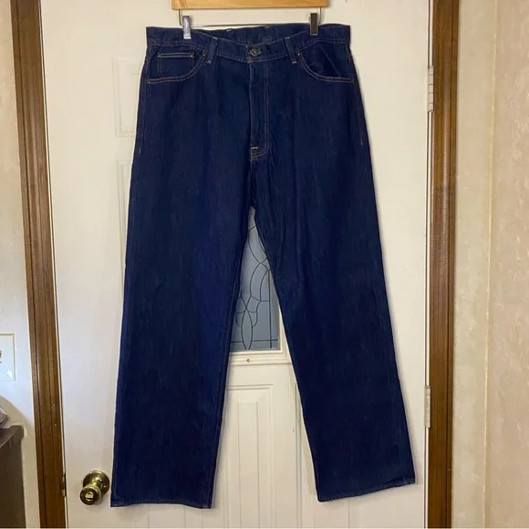 Polo Ralph Lauren Brixton 36x32 Straight Leg Denim Blue Jeans - Picture 3 of 5